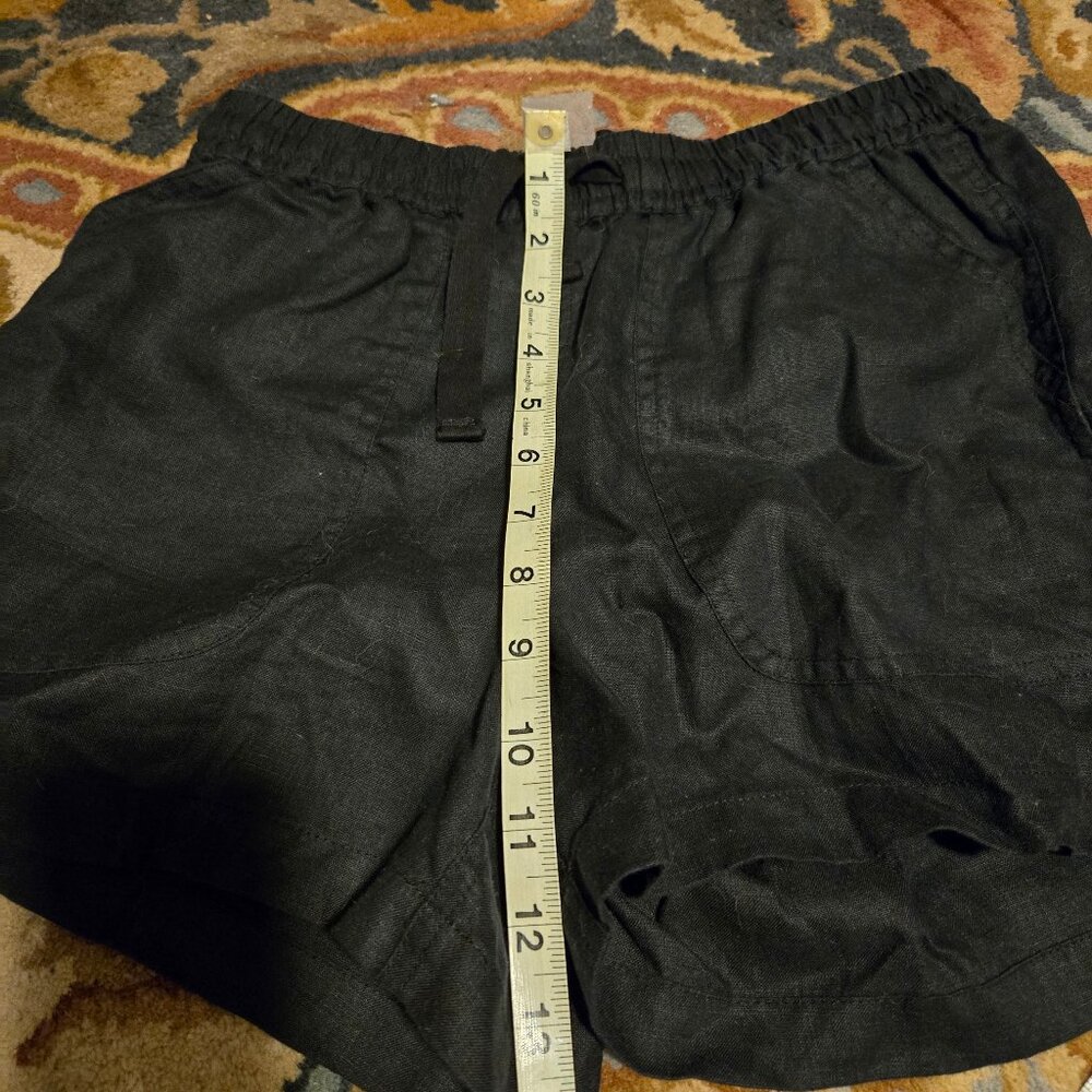 Quince XS black linen shorts - Picture 6 of 6